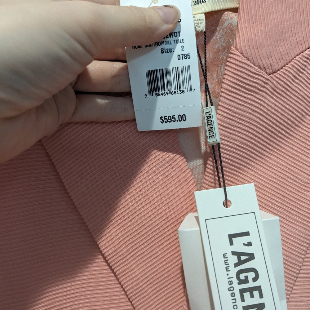 L'Agence Kenzie Cotton-Blend Double-Breasted Blazer - Picture 4 of 6